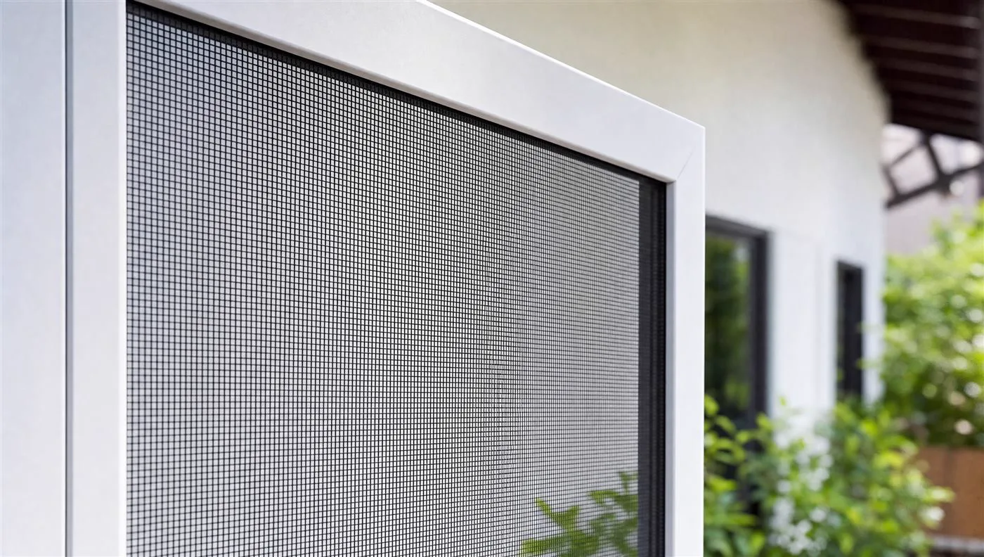 Window screen being deep-cleaned before reinstallation